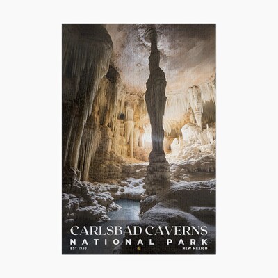Carlsbad Caverns National Park Jigsaw Puzzle, Family Game, Holiday Gift | S10 - image1